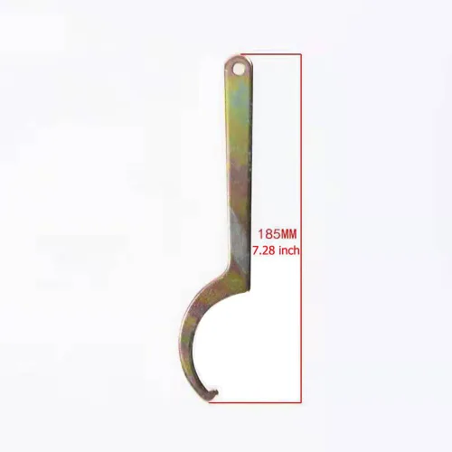 Miniatura 3 de Juego de 2 llaves de gancho en forma de C, herramienta para tuercas de 1.654 in a 2.441 in, para tuercas de motocicleta de motocross, bobinas sobre