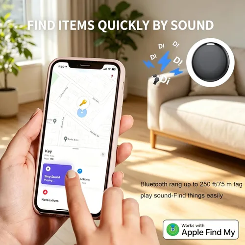 Miniatura 4 de Rastreador GPS para vehículos sin suscripción, dispositivo de seguimiento oculto para vehículos, mini etiqueta de seguimiento de automóvil funciona