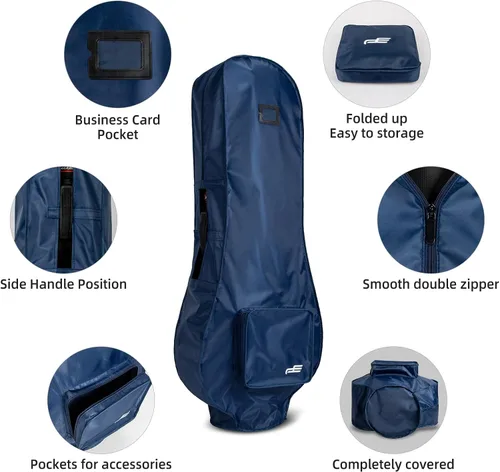 Miniatura 4 de Funda impermeable de PVC 300D para bolsa de golf, bolsa de golf, duradera, ligera y fácil de maniobrar
