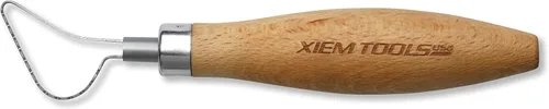 Miniatura 3 de Xiem Tools Herramienta de rastrillo de arcilla para cerámica y cerámica (mediano, rastrillo para vientre)