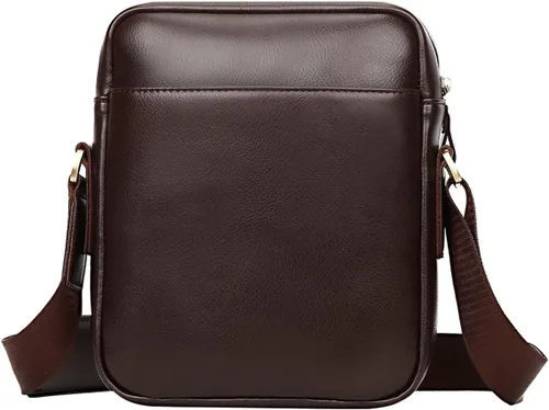 Miniatura 9 de Leathario Bolso cruzado de cuero para hombre, bolso de hombro para hombre, bolso de mensajero para trabajo, negocios, viaje