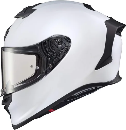 Miniatura 10 de ScorpionEXO R1 Air - Casco de motocicleta de cara completa con escudo Pinlock y bolsillos para altavoces listos para Bluetooth DOT ECE Raven Raven