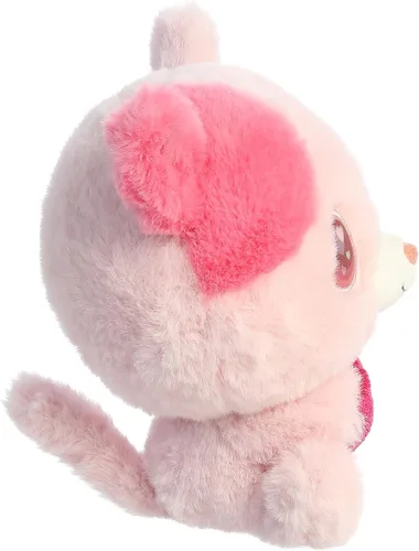 Miniatura 3 de Aurora Encantador gato lenticular enamorado de peluche – Cambio de color – Juego interactivo – Rosa 6 pulgadas