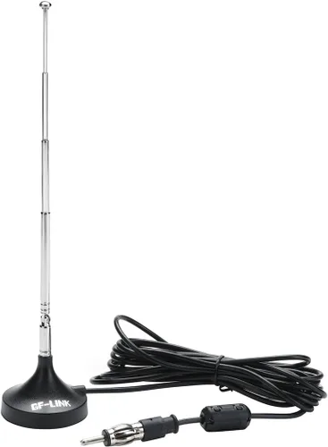 Miniatura 6 de Antena magnética del coche de FM AM FM Antena telescópica del coche de la radio del coche con la base magnética