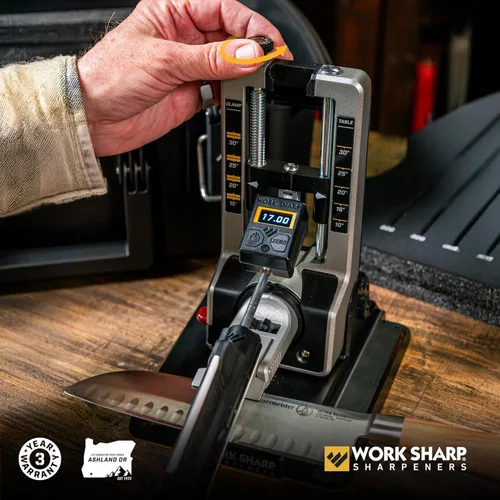 Miniatura 8 de Work Sharp Kit de afilador de cuchillos Elite con ajuste de precisión profesional, afila cada cuchillo que tengas