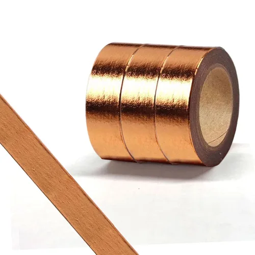Miniatura 10 de Cinta Washi de papel de aluminio sólido, cinta adhesiva decorativa autoadhesiva, cinta de arte gráfico, envoltura de cinta gráfica Washi DIY