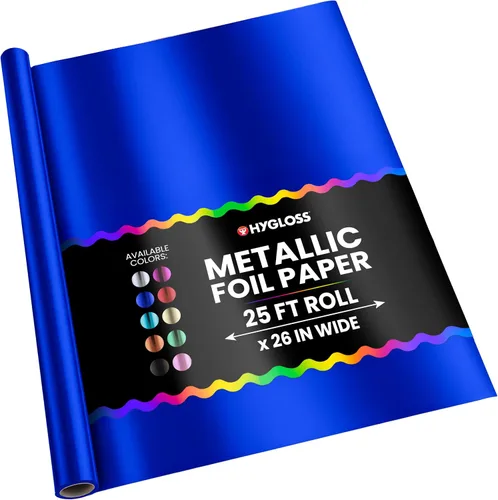 Miniatura 17 de Hygloss Products - Papel de aluminio metálico brillante, hojas de 20 x 26 pulgadas para artes, manualidades y envoltura de Navidad