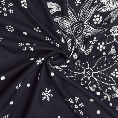 Miniatura 6 de Neasow Tapiz bohemio para colgar en la pared, tapiz floral blanco y negro con estampado de medallones de margaritas punteadas, para dormitorio
