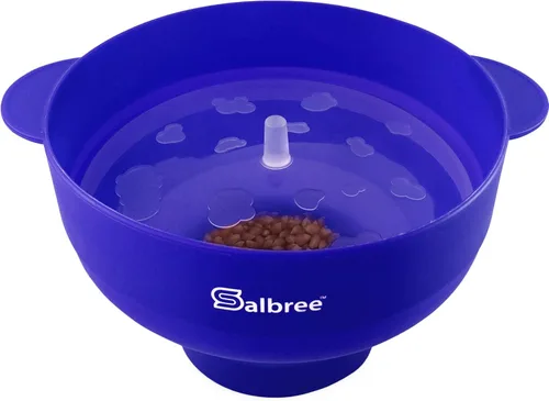 Miniatura 7 de La máquina original Salbree plegable de silicona para hacer palomitas de maíz en el microondas, recipiente apto para microondas con capacidad de 16