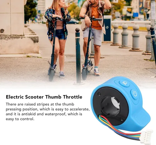 Miniatura 4 de Dilwe Acelerador de pulgar para scooter eléctrico, acelerador de pulgar sensible, control de velocidad, acelerador de dedo para scooter eléctrico