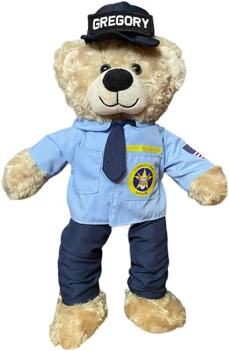 Miniatura 10 de Oso de peluche personalizado de la Fuerza Aérea de ZZZ Bears, regalo para graduados de campo de entrenamiento, veteranos y seres queridos