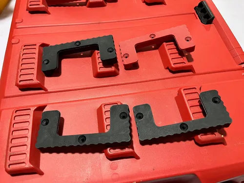 Miniatura 4 de NyVoozy Para Tacos Milwaukee Packout, 8 Piezas Cleat 'n' Feet Tacos Compatibles con Sistema Milwaukee Packout, Sistema de Almacenamiento de Caja