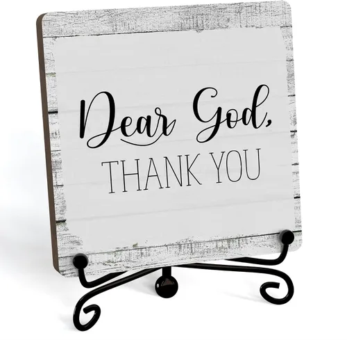 Miniatura 28 de Decoración Inspiradora Cristiana para Escritorio, Letrero "Dios Todavía Está Escribiendo Tu Historia", Decoración de Escritorio para Oficina, Hogar