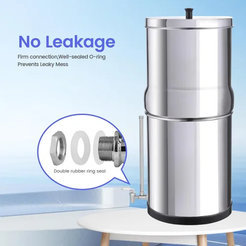 Miniatura 2 de Espiga de vidrio de visión de acero inoxidable 304 de 13 pulgadas, compatible con Berkey, Purewell, ProOne y otros sistemas de filtración de agua