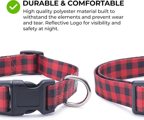 Miniatura 3 de Collar de perro con bandera estadounidense en 5 tamaños diferentes clásico (grande)