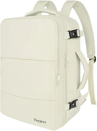 Miniatura 40 de Taygeer - Mochila de viaje para mujeres, mochila de cabina con puerto de carga USB y bolsa para zapatos, mochila TSA para laptop de 15.6 pulgadas