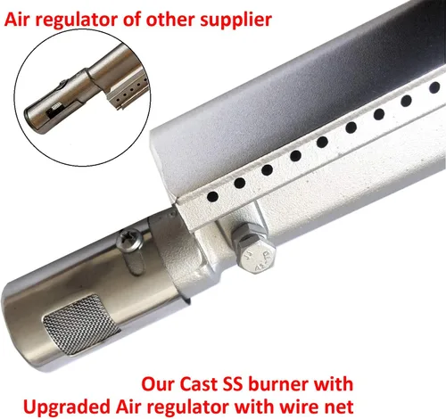 Miniatura 2 de 4 piezas de repuesto de quemadores de barbacoa de acero inoxidable fundido de alta resistencia para parrillas de gas prémium de Bull, Cal Flame