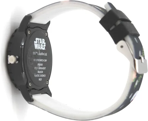 Miniatura 3 de Accutime Star Wars Baby Yoda Reloj de pulsera analógico de cuarzo con cara pequeña, detalles verdes para niñas, niños de todas las edades