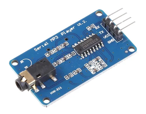 Miniatura 3 de Módulo reproductor de MP3 para Arduino, ESP32, ESP8266, Raspberry Pi, 2 piezas