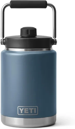 Miniatura 14 de YETI Rambler Jarra de Medio Galón, Aislada al Vacío, A Prueba de Fugas, Acero Inoxidable con MagCap Rosa (Tropical Pink)