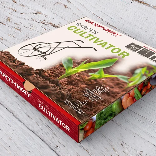 Miniatura 7 de EarthWay 6500 Cultivador de Rueda Alta Tubular con Mango Cómodo, Ajustable en 3 Posiciones, Implementos de Cambio Rápido y Rueda de Acero de 24