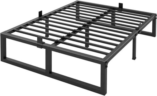 Miniatura 8 de Yitong Angel Armazones de Cama Gemela Plataforma, 14 Pulgadas de Alto 3500 lbs Plataforma de Metal de Servicio Pesado, Base de Colchón con Soporte