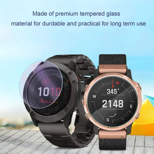 Miniatura 8 de Hemobllo Película de pantalla transparente 6 unids Película templada redonda Protector de pantalla Protector de cara Smartwatch Protectores