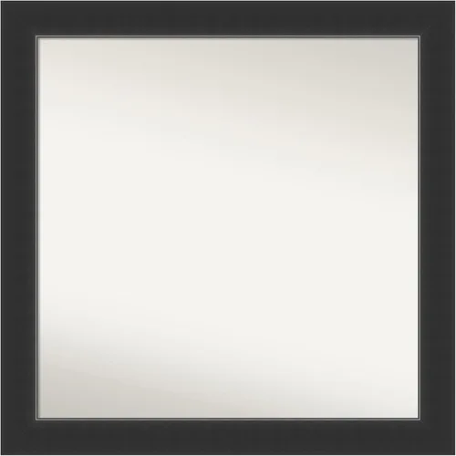 Miniatura 29 de Amanti Art Espejo personalizado, espejo de baño negro Astor, espejo de pared o espejo de tocador de baño sobre el fregadero (25 x 25 pulgadas)