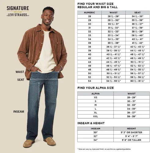 Miniatura 5 de Signature de Levi Strauss & Co. Gold Label Jeans Carpenter para hombre.