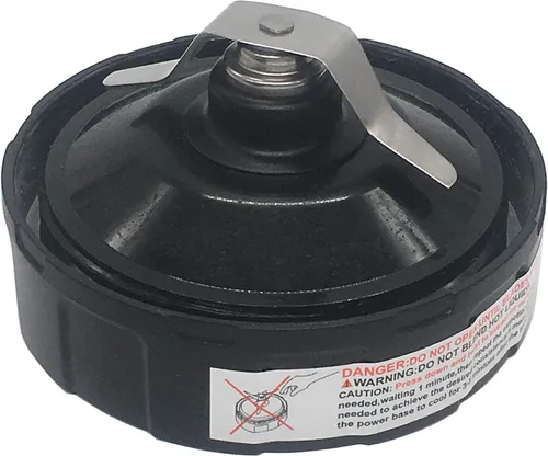 Miniatura 6 de Cuchilla de repuesto plana/fresadora y taza de 12 onzas con tapa de boquilla, compatible con Ninja Nutri-Blender Pro con Auto-iQ1100-W, BN400
