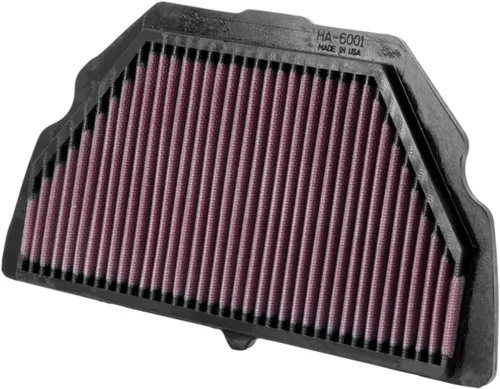 K&N Filtro de aire del motor: Alto rendimiento, Premium, Powersport Filtro de aire: Se adapta a 2001-2006 HONDA (CBR600F, CBR600F4i) HA-6001