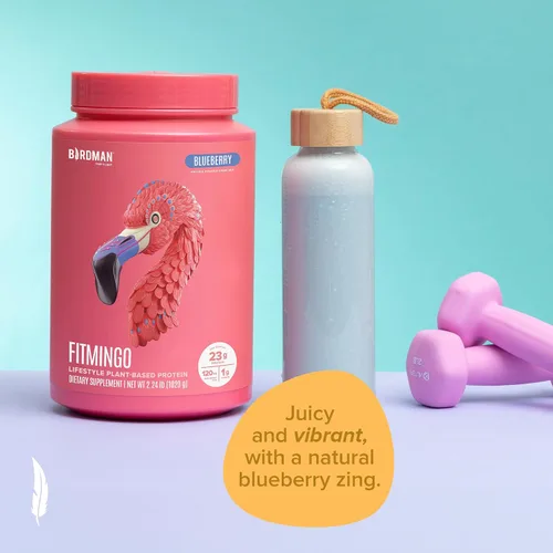 Miniatura 8 de BIRDMAN Fitmingo Proteína vegana en polvo con inositol, potenciadores de colágeno, ácido hialurónico y vitaminas Bajo en carbohidratos, sin