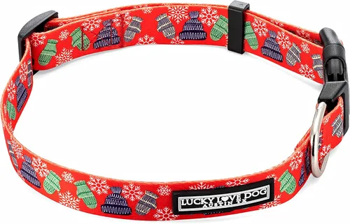 Miniatura 94 de Lucky Love Dog - Collar de perro ajustable con hebilla de fácil clic para los grandes, duradero y cómodo para perros machos y hembras, collar