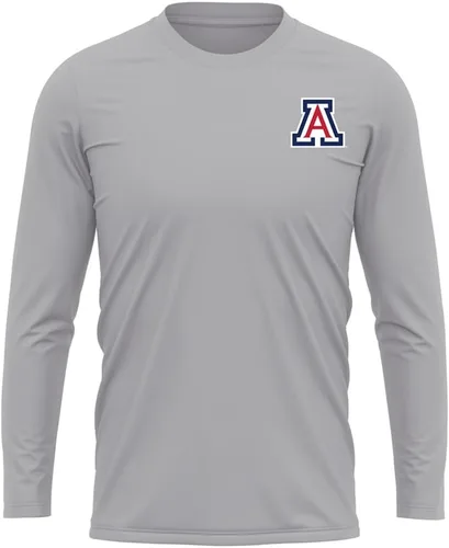 Miniatura 253 de Camisa deportiva de manga larga oficial de la NCAA Collegiate para hombre, con logotipo en el pecho izquierdo, colección Athletic Heather