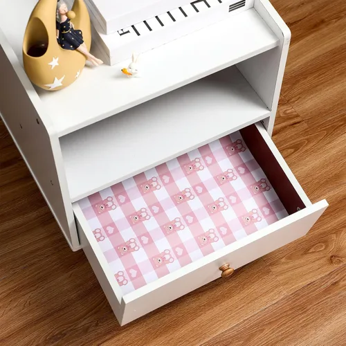 Miniatura 6 de Gersoniel 10 hojas de forros de cajones para aparadores, forros de cajones perfumados, papel perfumado no adhesivo para estantes fragantes del hogar