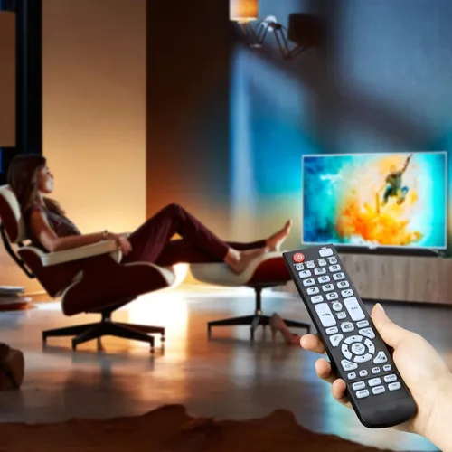 Miniatura 2 de Mando a distancia de repuesto apto para todos los elementos TV serie 100 E1AC19N E1AA24N E1AA24N-G ELEFT2416 E1AA32N E4AA43N E4AA50N E4AA55N E4AA65N