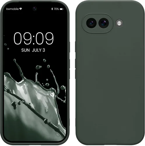 Miniatura 121 de kwmobile Funda compatible con Google Pixel 9 Pro - Funda protectora delgada de TPU para teléfono - Acabado mate suave - Negro mate