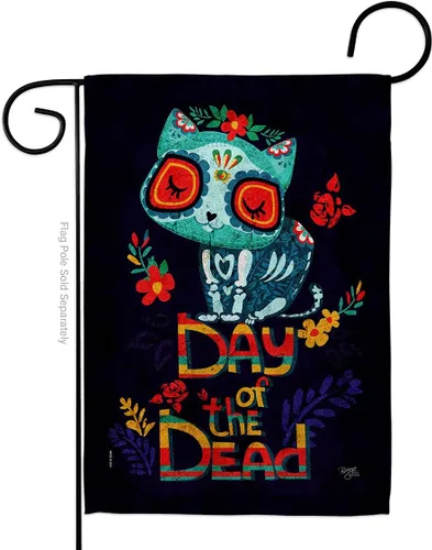 Dia De Los Muertos Decoraciones Otoño Día de Muertos Decoración Habitación Hogar Mexico Mexicanos Ourdoor Interior Halloween Bandera Tapiz Césped