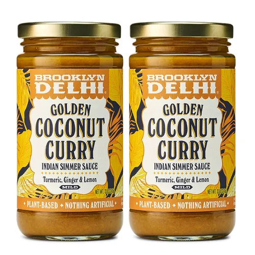 Miniatura 13 de Brooklyn Delhi Masala de mantequilla de anacardo - Salsa india a fuego lento con tomates crema de anacardo, pimentón dulce, 12 onzas, lo