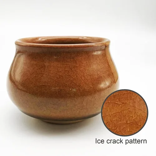 Miniatura 3 de 7.1 oz/7.1 fl oz Incensario chino en forma de gran Jianzhan Tenmoku taza de hielo agrietado patrón de hielo Jian Zhan taza de té decorativa china
