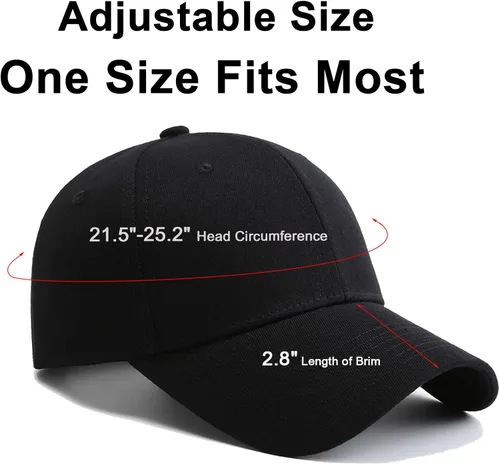 Miniatura 2 de NPQQUAN Gorras de béisbol rígidas estructuradas para hombres y mujeres
