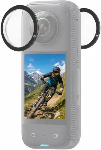 Miniatura 11 de Puluz Compatible con Insta360 One X2 Sticky Lens Guards PC Funda protectora para Insta 360 One X2 impermeable 360 Accesorios de cámara de acción