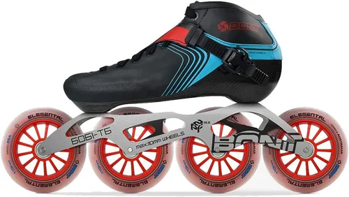 Miniatura 3 de Bont Patines - Patines de carreras de patinaje de velocidad en línea - Botas de skate GT4 + marco 6061 + ruedas elementales + rodamientos ABEC5