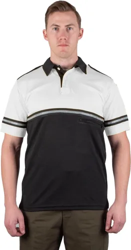 Miniatura 5 de First Class Camisa de patrulla de bicicleta de dos tonos con rayas reflectantes y bolsillo con cremallera