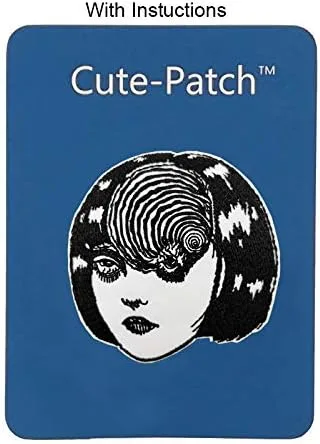 Miniatura 3 de Cute-Patch Uzumaki Anime Series Bordado Hierro En Parche De Terror Película De Halloween