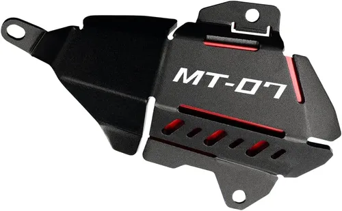 Miniatura 11 de Modeer Para Ya.maha MT07 FZ07 2014-2024 extensión del soporte lateral de la motocicleta Ampliar placa pad mt 07 fz 07 accesorios color rojo