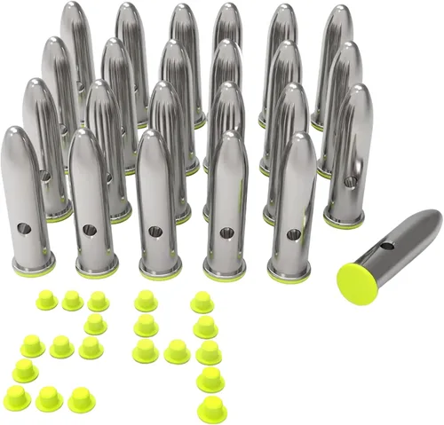 Miniatura 27 de Artemis Tapas de Seguridad Rondas de Entrenamiento Simuladas Reutilizables Múltiples Estilos con Peso Cercano al Real para Práctica de Fuego en Seco