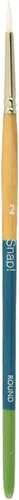 Princeton PAB98501 9850R-2 Pincel Snap, Taklon Redondo 2, Blanco