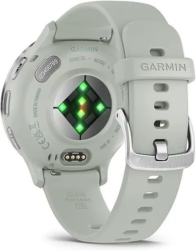 Miniatura 6 de Garmin Venu 3S Health Fitness - Reloj inteligente GPS con bisel de acero con caja gris salvia de 1.614 in, paquete 010-02785-01 con paquete