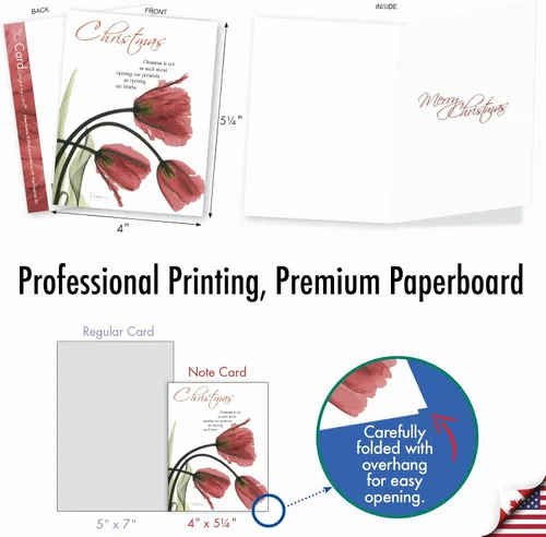 Miniatura 6 de The Best Card Company - 10 tarjetas de notas festivas para Navidad - Surtido a granel, tarjetas de felicitación en caja con sobres (10,2 x 13 cm)